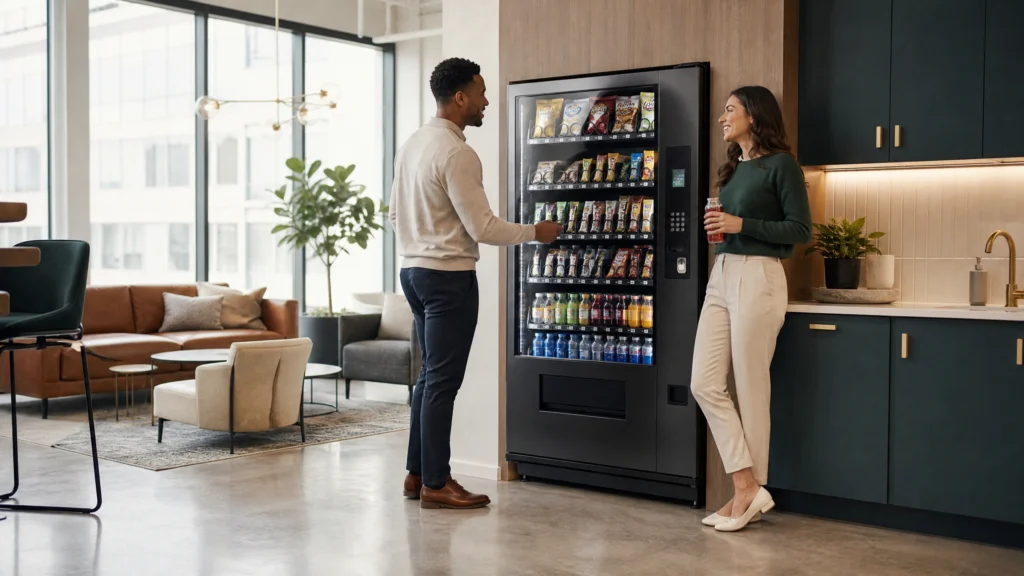Free vending machine service